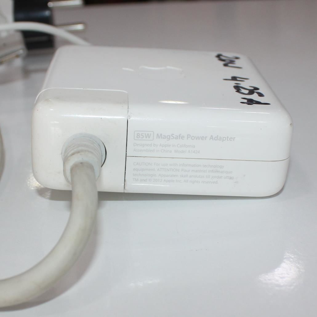 Apple 85W MagSafe A1424 Orijinal 20V 4.25A Adaptör İkinci El KHSTUX01